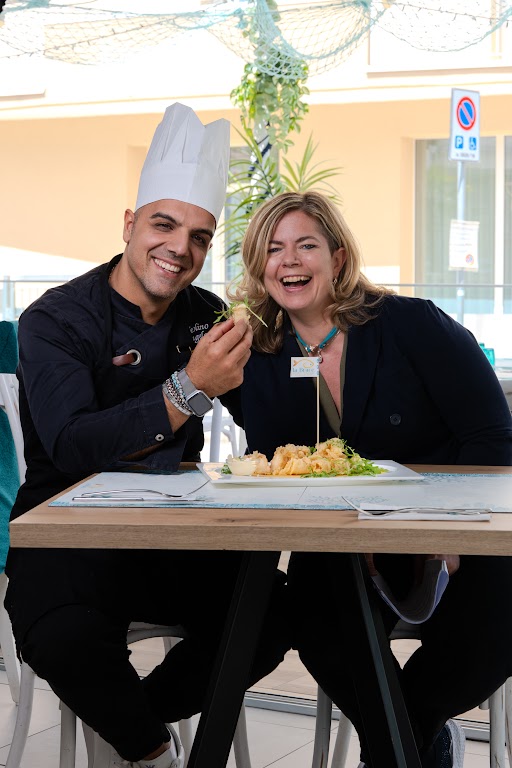 Anna e Angelo, i proprietari del ristorante La Brace