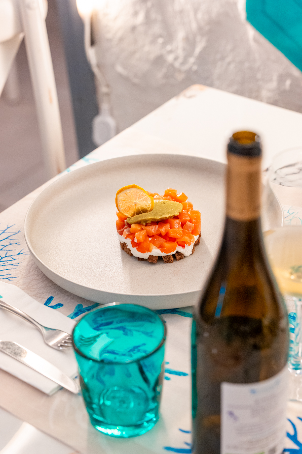 Salmon Cheesecake "La Brace"