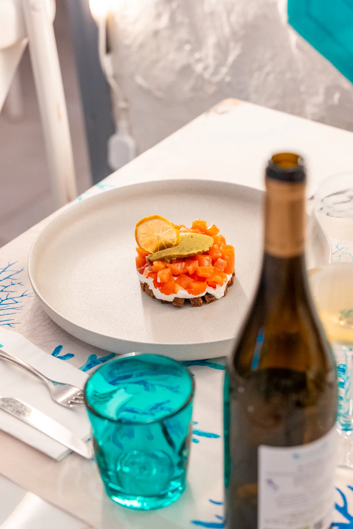 Salmon Cheesecake "La Brace"